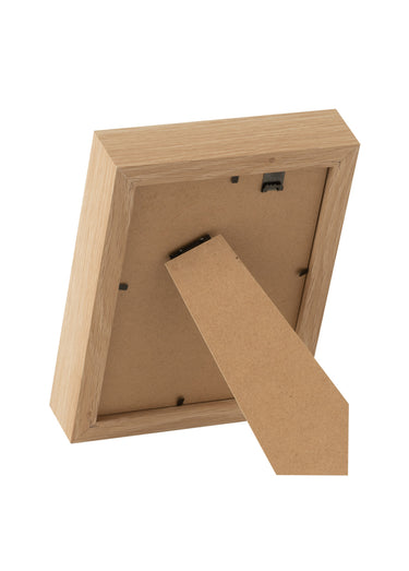 Cadre moyen bord épais bois naturel Beige