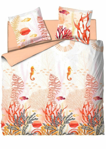 Parure housse de couette coton NOUMEA Imprime