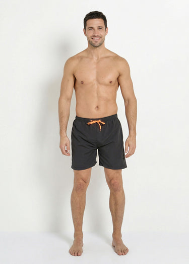 Short de bain avec motif réactif à l'eau Noir
