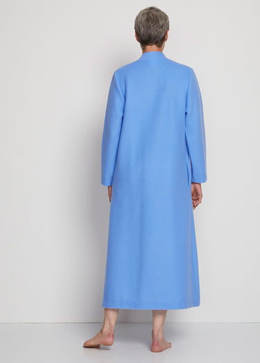 Peignoir zippé maille Courtelle® Bleu