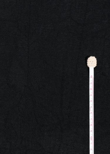 Coupon tissu jersey flammé froissé, 7N Noir