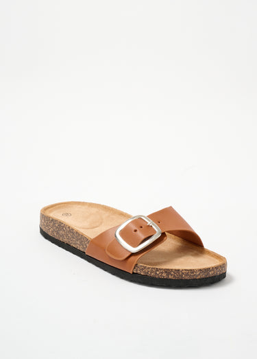 Mules bride et semelle confortable Camel