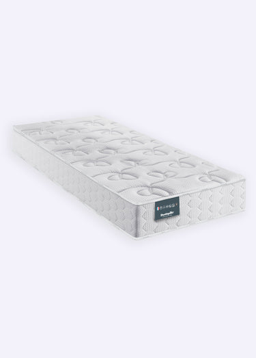 Matelas ferme latex 7 zones haute résilience, haut. 20cm Blanc