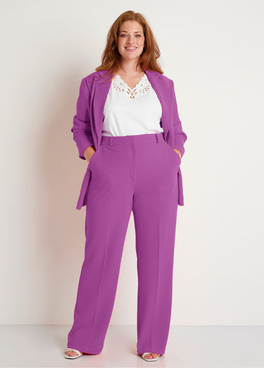 Pantalon fluide large Violet