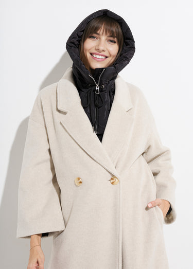 Capuche cagoule déperlante et zippée Noir