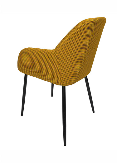 Set 2 Fauteuils design maille mesh ATOME Jaune