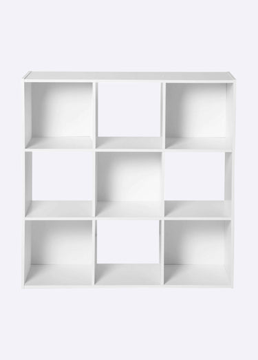Etagère cube de rangement 9 cases 2B Blanc