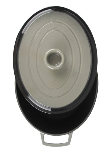 Cocotte fonte ovale 33cm, Masseiron 2A Gris