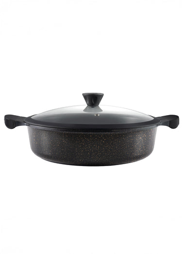 Sautoir 32cm amovible, Réactif Cappuccino Marron