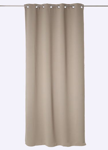 Rideau occultant oeillets métal 140x260cm Lin