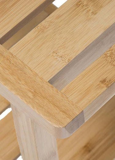 Tabouret de salle de bain en bambou Bambou