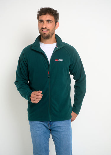 Veste polaire chaude avec col montant Vert Fonce