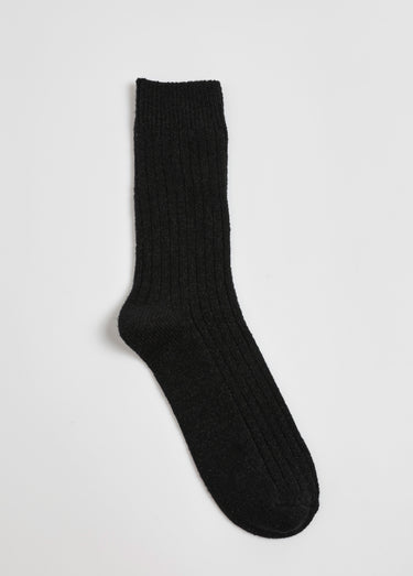 Paire de chaussettes chaudes et douces Noir
