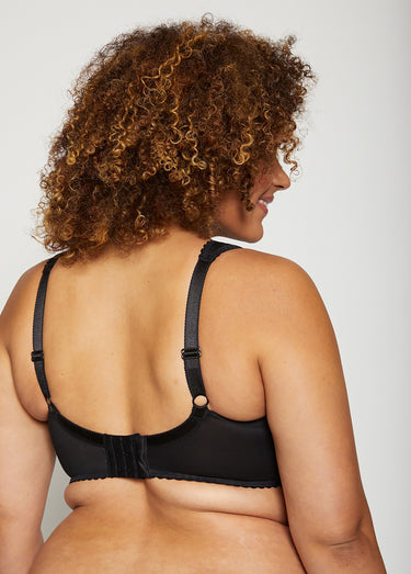 Soutien-gorge sans armatures dentelle Noir