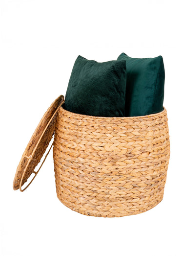 Table d'appoint naturelle avec rangement Naturel