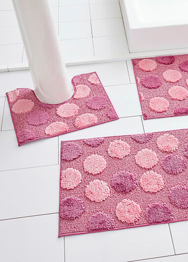 Tapis de bain absorbant antidérapant Vieux Rose