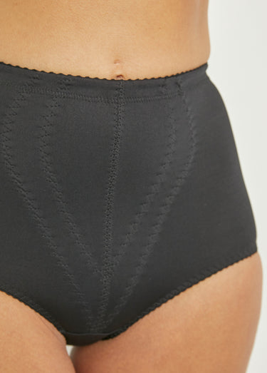 Culotte gaine sculptante, taille haute Noir