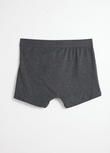 Boxer uni monochrome en pur coton Gris
