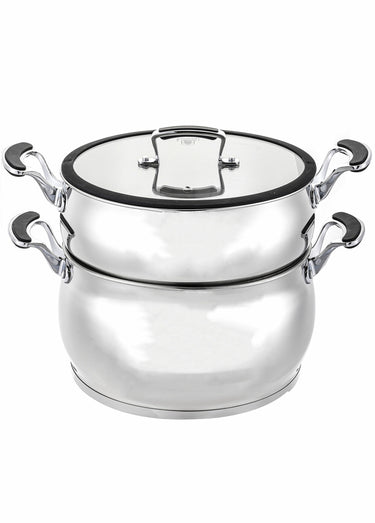 Couscoussier inox 24cm Argent