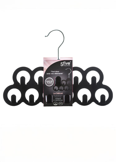 Cintre gain de place pour ceintures Noir