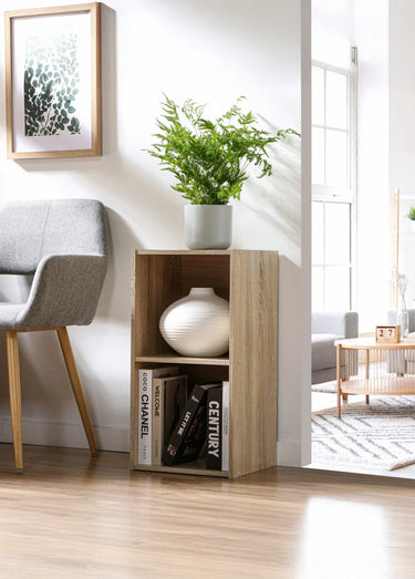 COMPO Meuble de rangement 2 cases 1M Marron