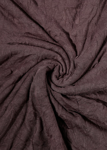 Coupon tissu jersey flammé froissé, 9T Taupe