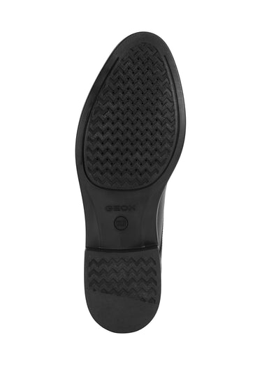 Derbys chic en cuir et à lacets Noir