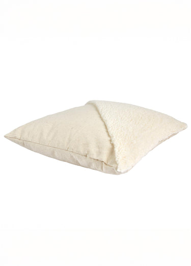 Coussin déco carré tufté Beige