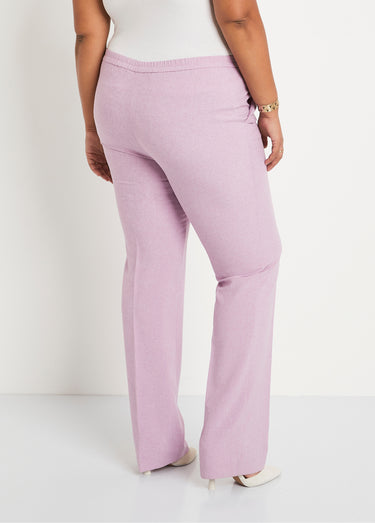 Pantalon droit ceinture semi-élastiquée Parme