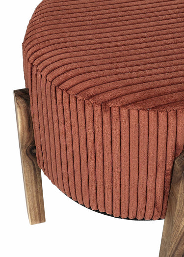 Tabouret d’appoint velours cotelé 2T Terra