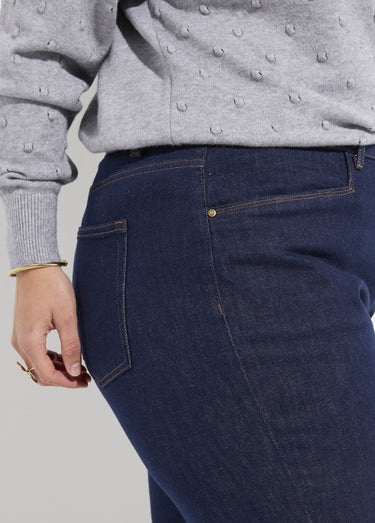 Jean 5 poches denim coupe cigarette Brut