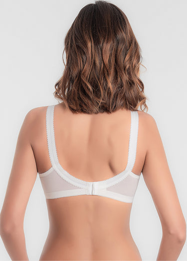 Soutien-gorge Coeur Croisé sans armatures Blanc
