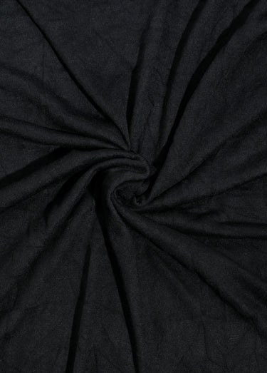 Coupon tissu jersey flammé froissé, 7N Noir