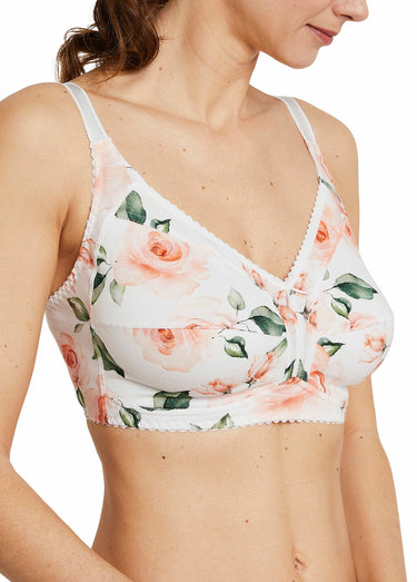 Soutien-gorge sans armatures coton stretch Imprime
