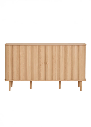 Grand buffet bois, portes coulissantes Naturel