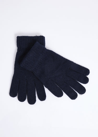 Gants chauds en maille Marine