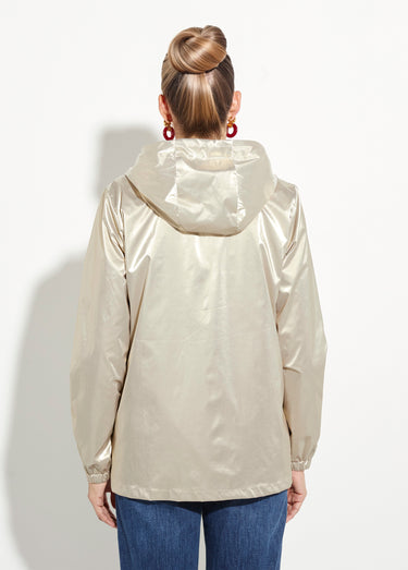 Coupe-vent déperlant à capuche, poches raglan Dore