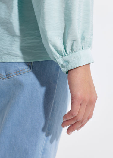 Chemisier raglan ample col V boutonné Opaline