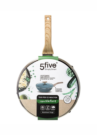 Sauteuse 28cm aluminium forgé anti adhérent Gris