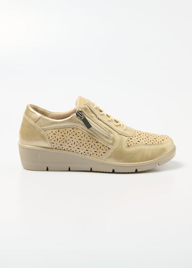 Baskets zippées largeur confort Dore
