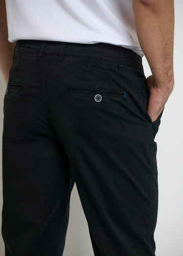 Pantalon chino, repassage superflu Noir