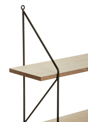 Etagère murale acier, style industriel Beige