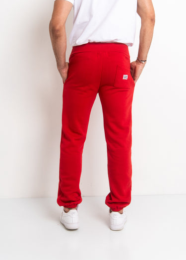 Pantalon de jogging avec logos Rouge
