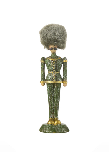 Statuette personnage à poser bois peint Vert
