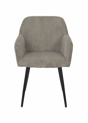 Fauteuils compacts en velours cotelé, 2T Taupe