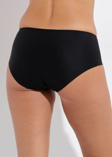 Culotte midi sculptante taille normale Noir