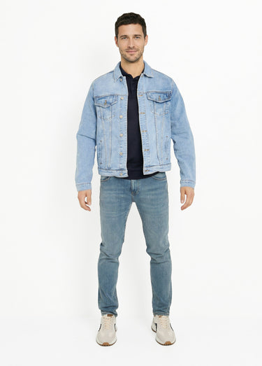 Veste en jean pour homme, Essentiel Bleu Clair