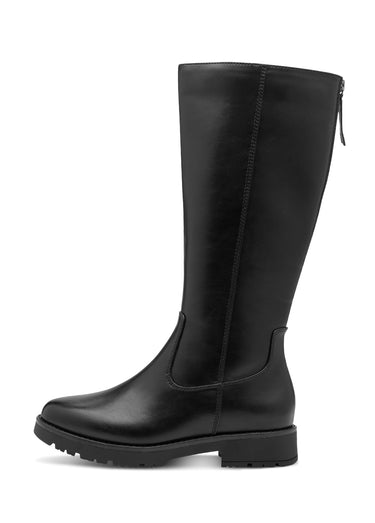 Bottes hautes plates semelle antidérapante Noir