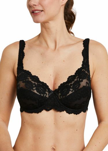 Soutien-gorge dentelle avec armatures Noir