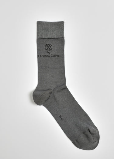Chaussettes coton mercerisé majoritaire Gris Clair